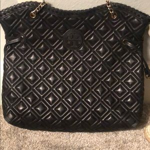 Beautiful Quilted Tory Burch large handbag